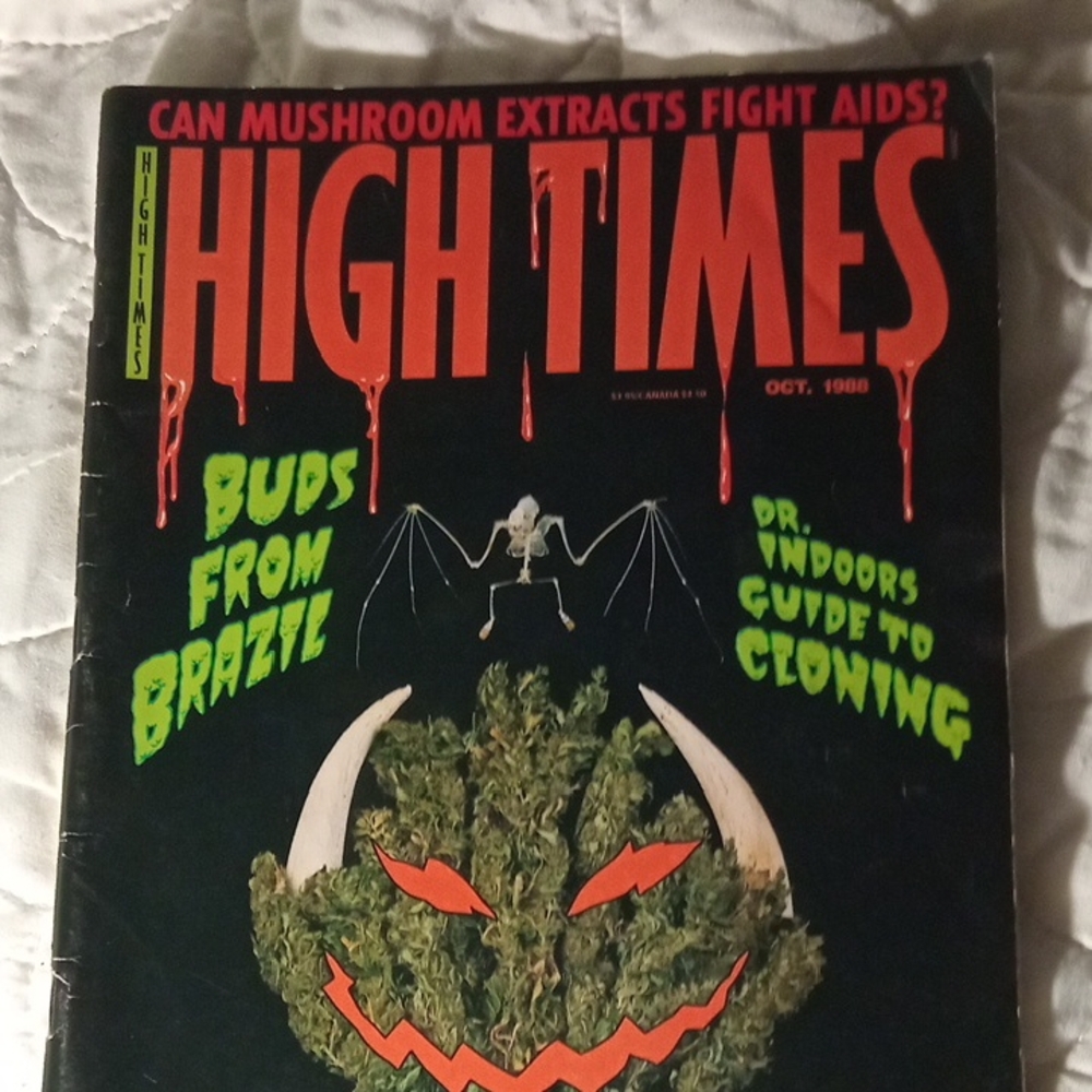 High Times Magazine October 1988 Issue